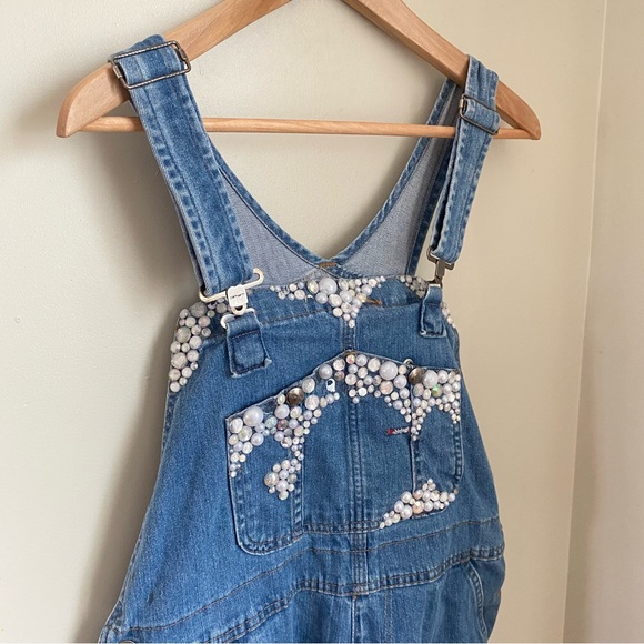 Carhartt Denim Overalls Ladies Size Medium 8/10 - Picture 4 of 10